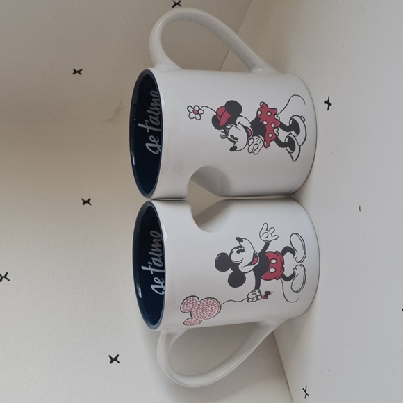 Disney Mickey and Minnie Cups I love you in French language - Picture 5 of 13
